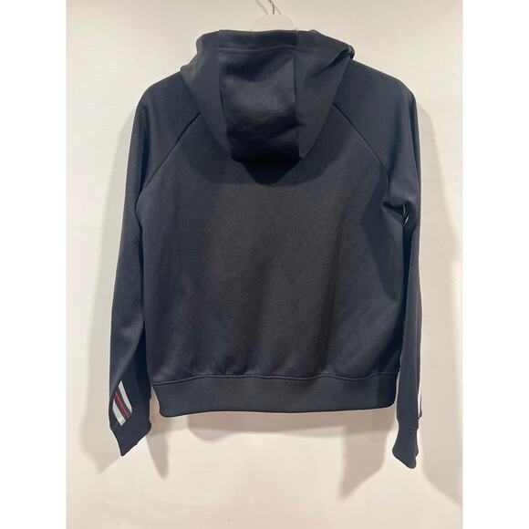 Women’s Nike Zip up Hooded Jacket Medium Athleisure Activewear Workout Black - Picture 3 of 6